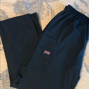 Cherokee scrub pants size medium navy blue